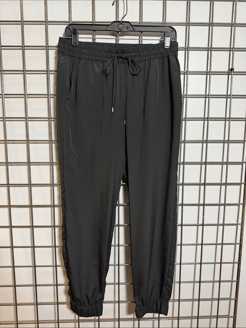 Michael Kors Black Drawstring Jogger Pants